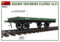 1/35 Mini Art - Railway Non-Brake Flatbed 16.5T - 39004