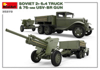 1/35 Mini Art - Soviet 2T 6x4 Truck & 76-mm USV-BR Gun - 35272