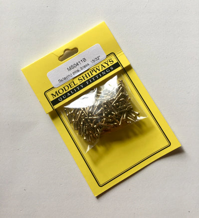 Model Shipways - 15/32" (12mm) Brass Belaying Pin 150 pcs - 411B - MPM Hobbies