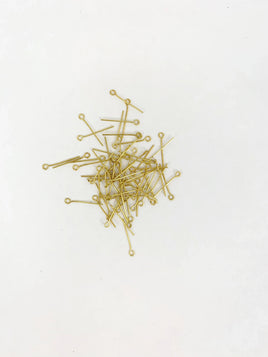 Model Shipways - 0.75mm x 6mm Brass Jackstay Eyebolts 500 pcs - 429B - MPM Hobbies