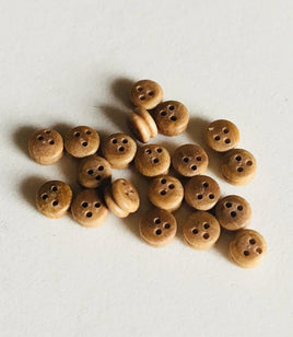 Model Shipways - 9/64" (3.5mm) Walnut Deadeye 40 pcs - 339 - MPM Hobbies