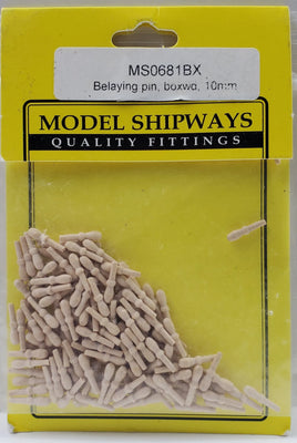Model Shipways - 13/32" (10mm) Boxwood Belaying Pin 150 pcs - 681BX - MPM Hobbies