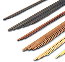 Model Shipways - 3/32 x 3/32 x 24" Cherry Strips 6 pcs - 9232