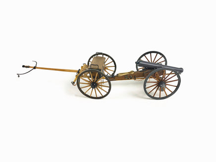 1/16 Model Shipways Napoleon Cannon With Limber - Wood & Brass Model Kit Combination - 4003CB