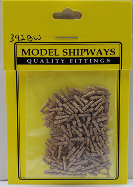 Model Shipways - 5/16" (8mm) Walnut Belaying Pin 150 pcs - 392BW - MPM Hobbies