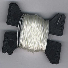 Model Shipways - 0.008" x 10yds White Bead Cord Jewelry Nylon - 1219 - MPM Hobbies