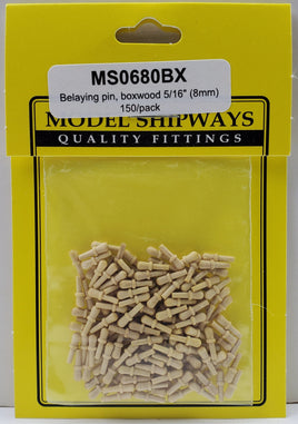 Model Shipways - 5/16" (8mm) Boxwood Belaying Pin 150 pcs - 680BX