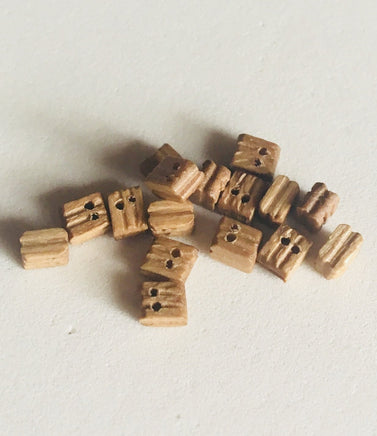 Model Shipways - 1/8" (3mm) Walnut Double Sheave Block 30 pcs - 308