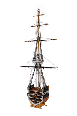 1/76 Model Shipways USS Constitution Cross-Section 1797 Wood Model - 2045