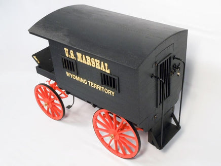 1/12 Model Trailways U.S. Marshal’s Jail Wagon 1885 Wyoming Territory - 6010