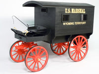 1/12 Model Trailways U.S. Marshal’s Jail Wagon 1885 Wyoming Territory - 6010