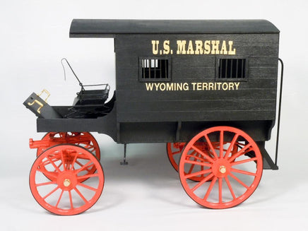 1/12 Model Trailways U.S. Marshal’s Jail Wagon 1885 Wyoming Territory - 6010