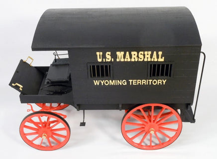 1/12 Model Trailways U.S. Marshal’s Jail Wagon 1885 Wyoming Territory - 6010