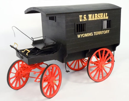 1/12 Model Trailways U.S. Marshal’s Jail Wagon 1885 Wyoming Territory - 6010