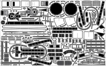 1/200 Pontos Model USS BB-61 Iowa 1944 Detail up set (20B Deck Blue Deck) 23005F1