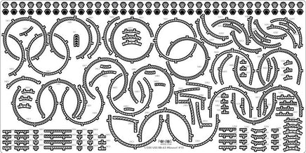 1/200 Pontos Model USS BB-61 Iowa 1944 Detail up set (20B Deck Blue Deck) 23005F1