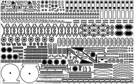 1/200 Pontos Model USS BB-61 Iowa 1944 Detail up set (20B Deck Blue Deck) 23005F1