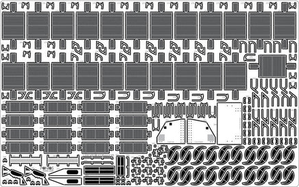1/200 Pontos Model USS BB-61 Iowa 1944 Detail up set (20B Deck Blue Deck) 23005F1