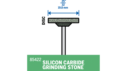 Dremel 25/32" Disc Shaped Silicon Carbide Grinding Stone 85422