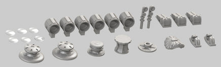 1/200 Pontos Model IJN Mikasa 1905 Detail Up Set 23008F1