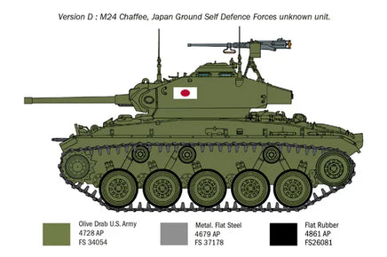 1/35 Italeri M24 Chaffee Korean War 6587