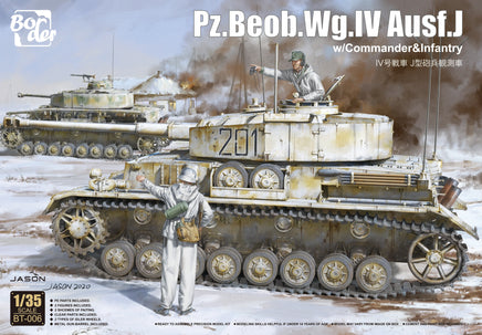 1/35 Border Model Pz.Beob.Wg. IV Ausf. J w/Commander&Infantry BT006