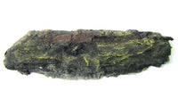 Mineral sample with a white background
