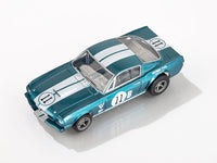 AFX Mega G+ 1965 Shelby Mustang GT350R Mark Donohue Blue/White 22071