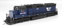 HO Broadway Ltd EMD SD45 MRL 368 Blue w/ "W" Logo (2000-2015) Paragon4 Sound/DC/DCC 9816