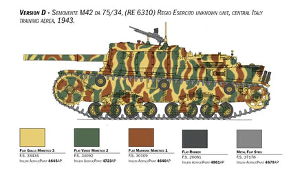 1/35 Italeri Semovente M42 da 75/34 6584