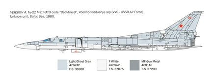 1/72 Italeri Tu-22M2 Backfire-B 1440