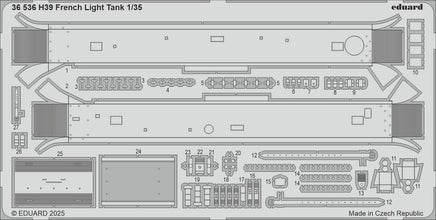 1/35 Eduard H39 French Light Tank 36536