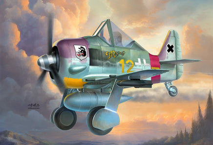 1:Egg Tiger Model Focke-Wilf FW-190 Fighter Cute Plane Kit Series / Q Version 110