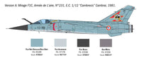 1/48 Italeri Mirage F1 C/CR 2839