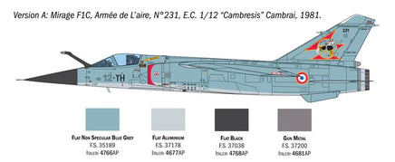 1/48 Italeri Mirage F1 C/CR 2839
