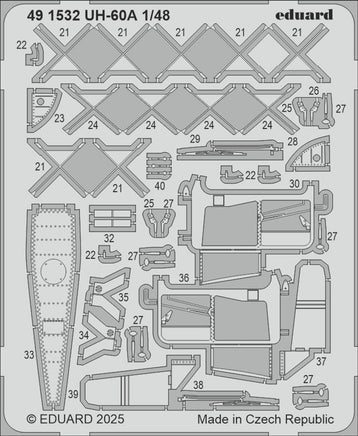 1/48 Eduard UH-60A Photo Etch 491532