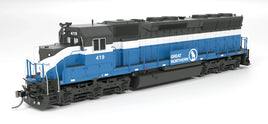 HO Broadway Ltd EMD SD45 GN 419 Big Sky Blue Paragon4 Sound/DC/DCC 9802