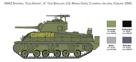 1/35 Italeri M4 Sherman U.S. Marine Corps 6583 - MPM Hobbies
