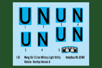 1/35 Hobby Boss Meng Shi 1.5 Ton Military Light Utility Vehicle (Hard Top Version A) 82468