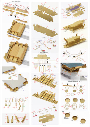 1/350 Pontos Model USS CV-6 Enterprise 1942 Detail Up Set (Blue Deck) 37031FB