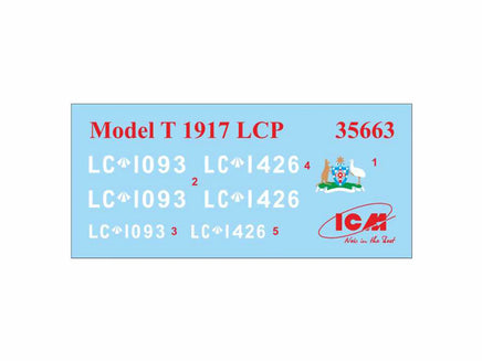 1/35 ICM Model T 1917 LCP with Vickers MG WWI Anzac Car 35607
