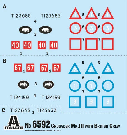 1/35 Italeri Crusader Mk. III with British Crew 6592
