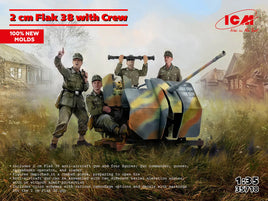 1/35 ICM 2cm Flak 38 with Crew 35718
