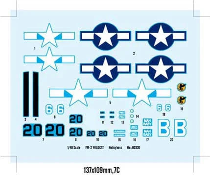 1/48 Hobby Boss Grumman FM-2 Wildcat 80330