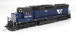 HO Broadway Ltd EMD SD45 MRL 368 Blue w/ "W" Logo (2000-2015) No-Sound/DCC-Ready 9818