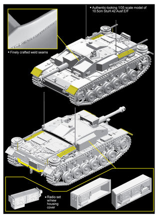 1/35 Dragon Model 10.5cm Stuh.42 Ausf.E/F 6834