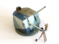 1/35 Pig Models USN 5/38 Twin Gun Mount Turret Plastic Model Kit 35-001