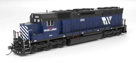 HO Broadway Ltd EMD SD45 MRL 369 Blue w/ "W" Logo (2000-2015) Paragon4 Sound/DC/DCC 9817