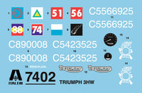 1/9 Italeri Triumph 3HW 7402