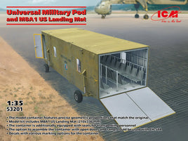 1/35 ICM Universal Military Pod and M8A1 US Landing Mat 53201
